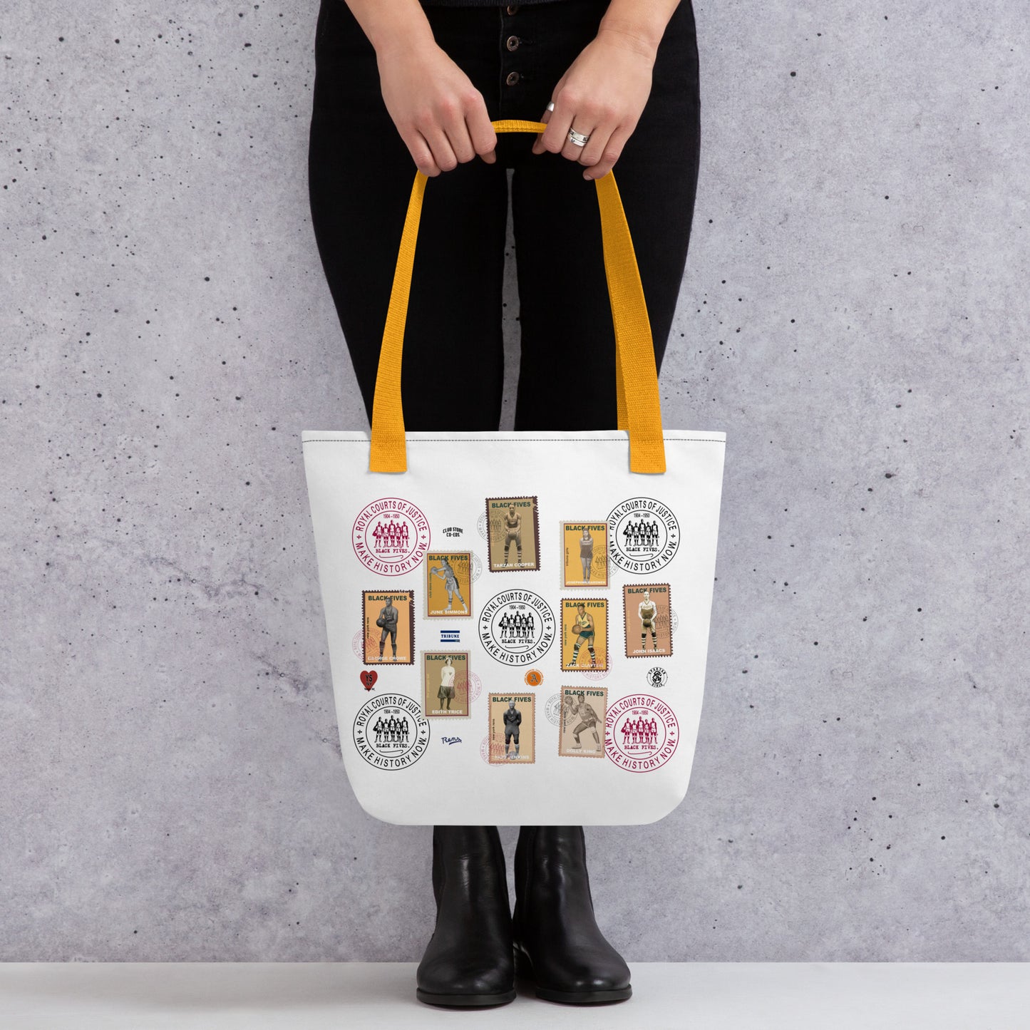 Certified Players Stamp Collection Canvas Tote Bag