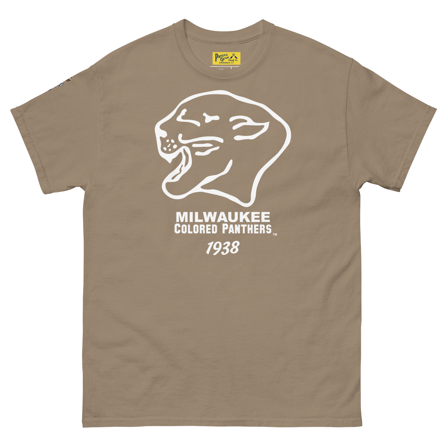 Milwaukee Colored Panthers Short Sleeve Tee Brown Savana