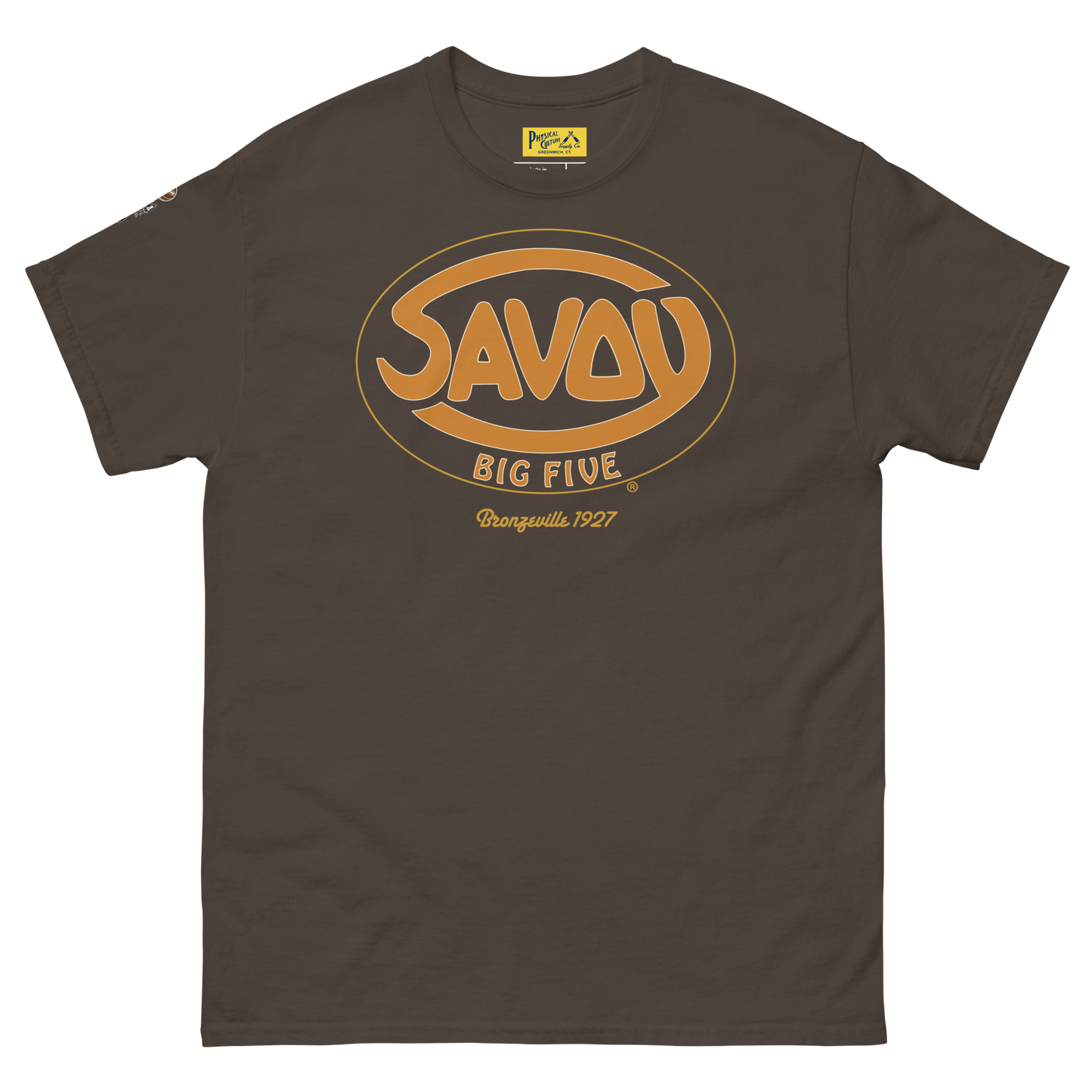 Savoy Big Five Short Sleeve Tee Dark Chocolate
