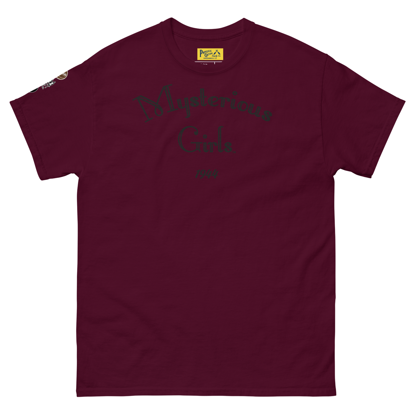 Mysterious Girls Short Sleeve Tee Maroon