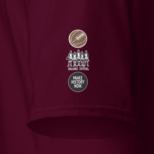 Short's Cafe Five Short Sleeve Tee Maroon