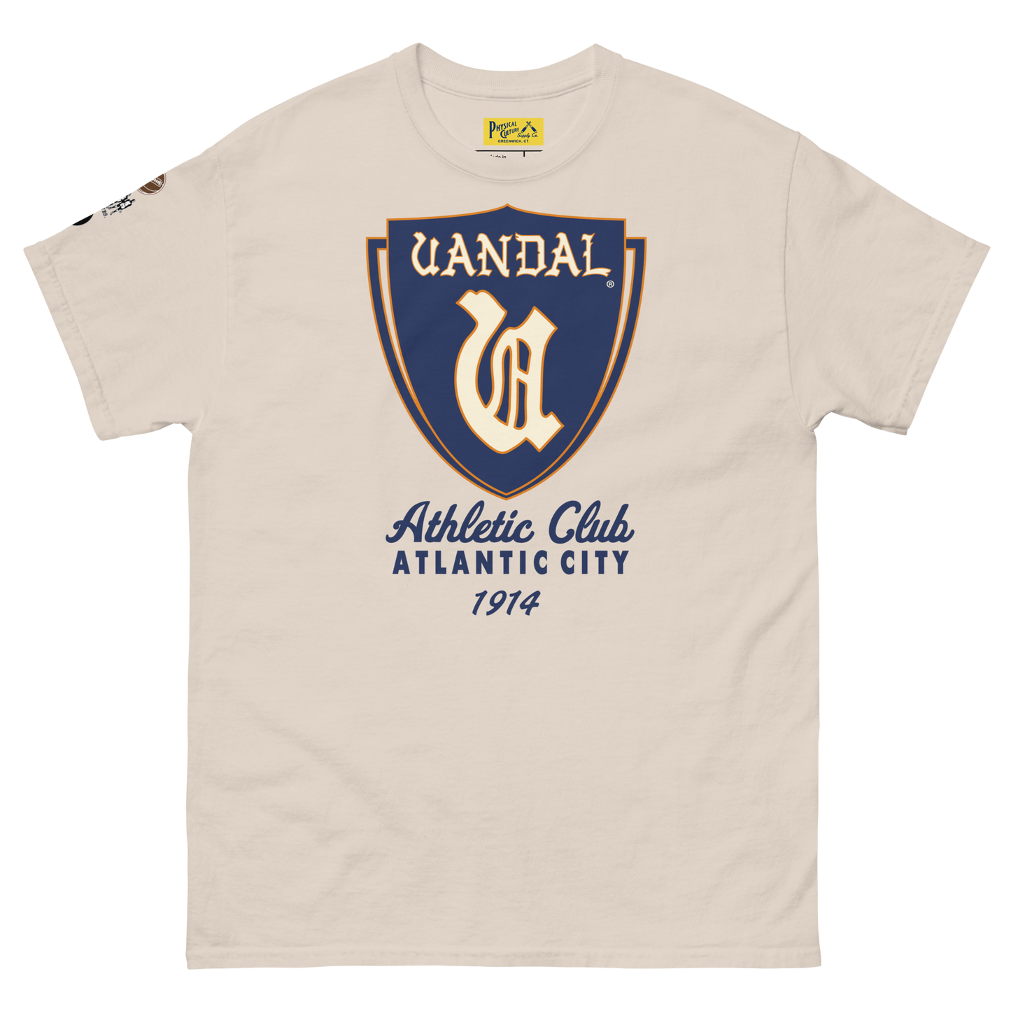 Vandal Athletic Club Short Sleeve Tee Natural