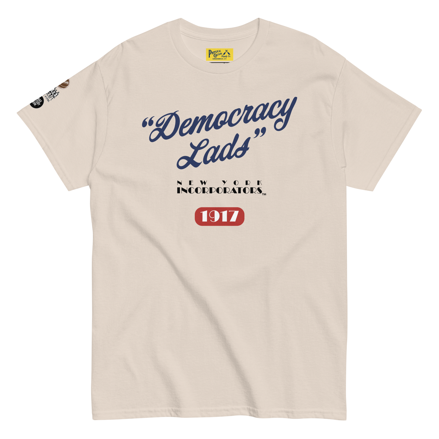 New York Incorporators Democracy Lads Short Sleeve Tee