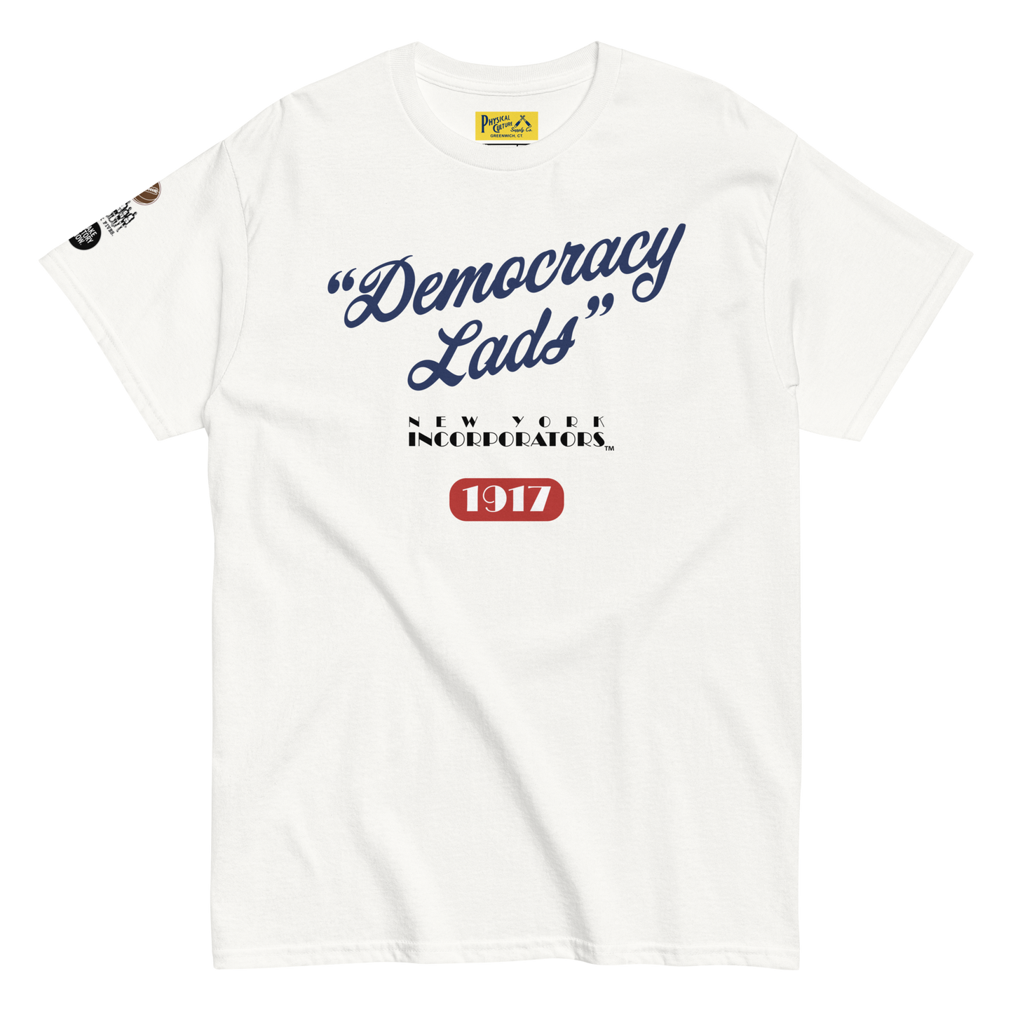 New York Incorporators Democracy Lads Short Sleeve Tee