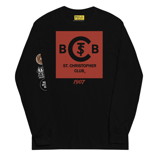 St. Christopher Club Long Sleeve Tee Black