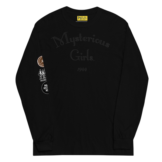 Mysterious Girls Long Sleeve Tee Black