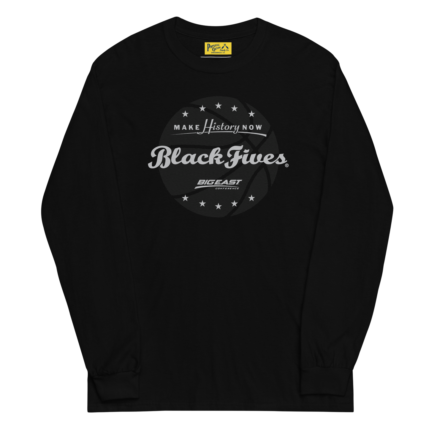 Limited Edition Black Fives x Big East BHM Cotton Long Sleeve