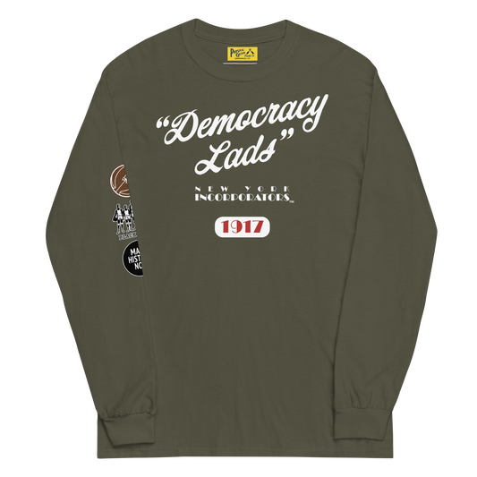 New York Incorporators Democracy Lads Long Sleeve Tee