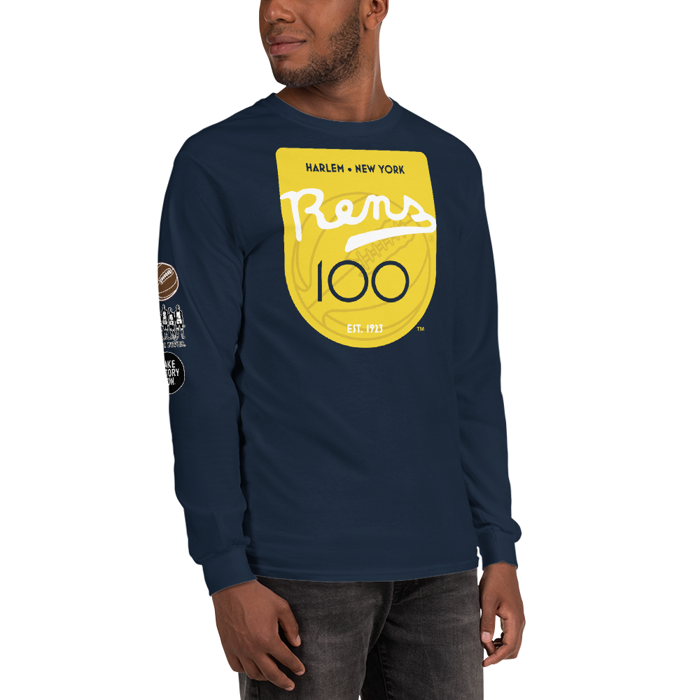 New York Rens 100th Anniversary Emblem Long Sleeve Tee