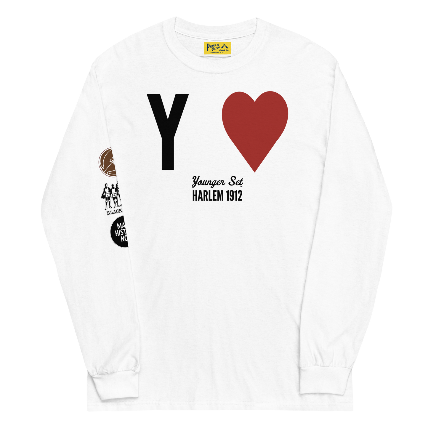 Younger Set Long Sleeve Tee White