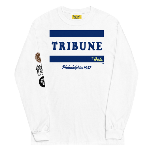Tribune Girls Long Sleeve Tee White