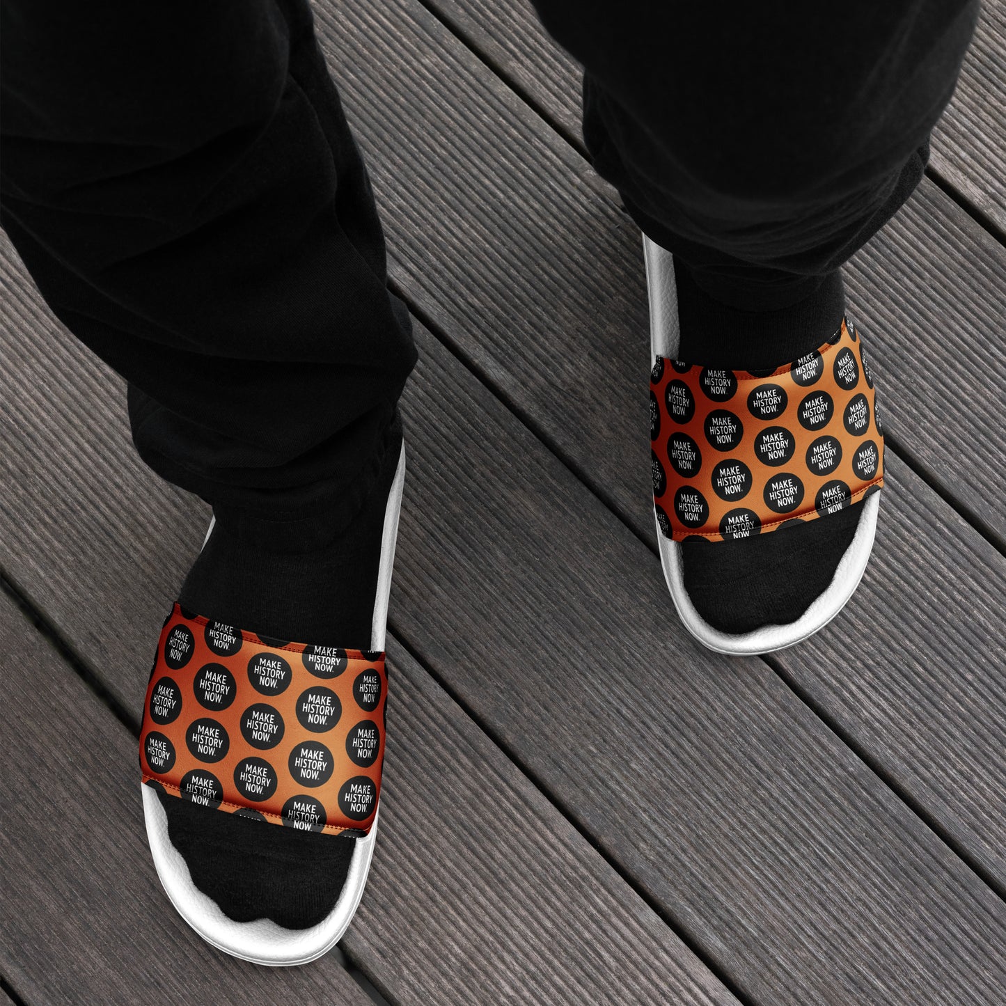 Make History Now Pattern Sport Slides