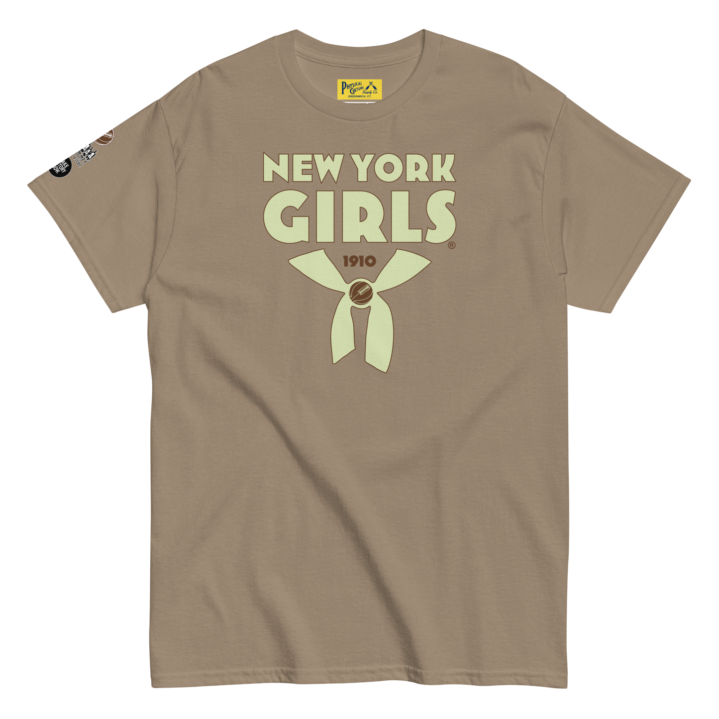 New York Girls Short Sleeve Tee Brown Savana