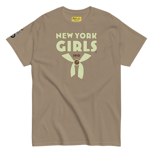 New York Girls Short Sleeve Tee Brown Savana