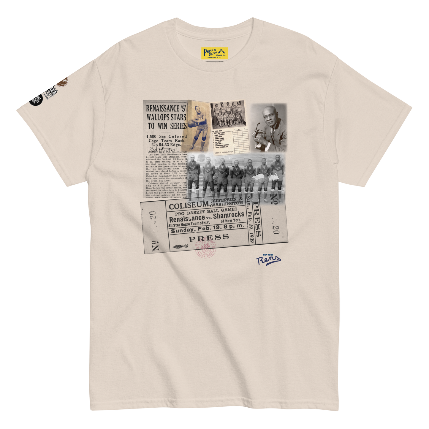 New York Rens Card Collector Short Sleeve Tee