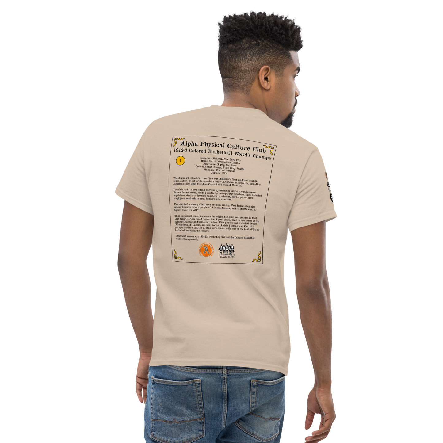Alpha Physical Culture Club Collage Short Sleeve Tee