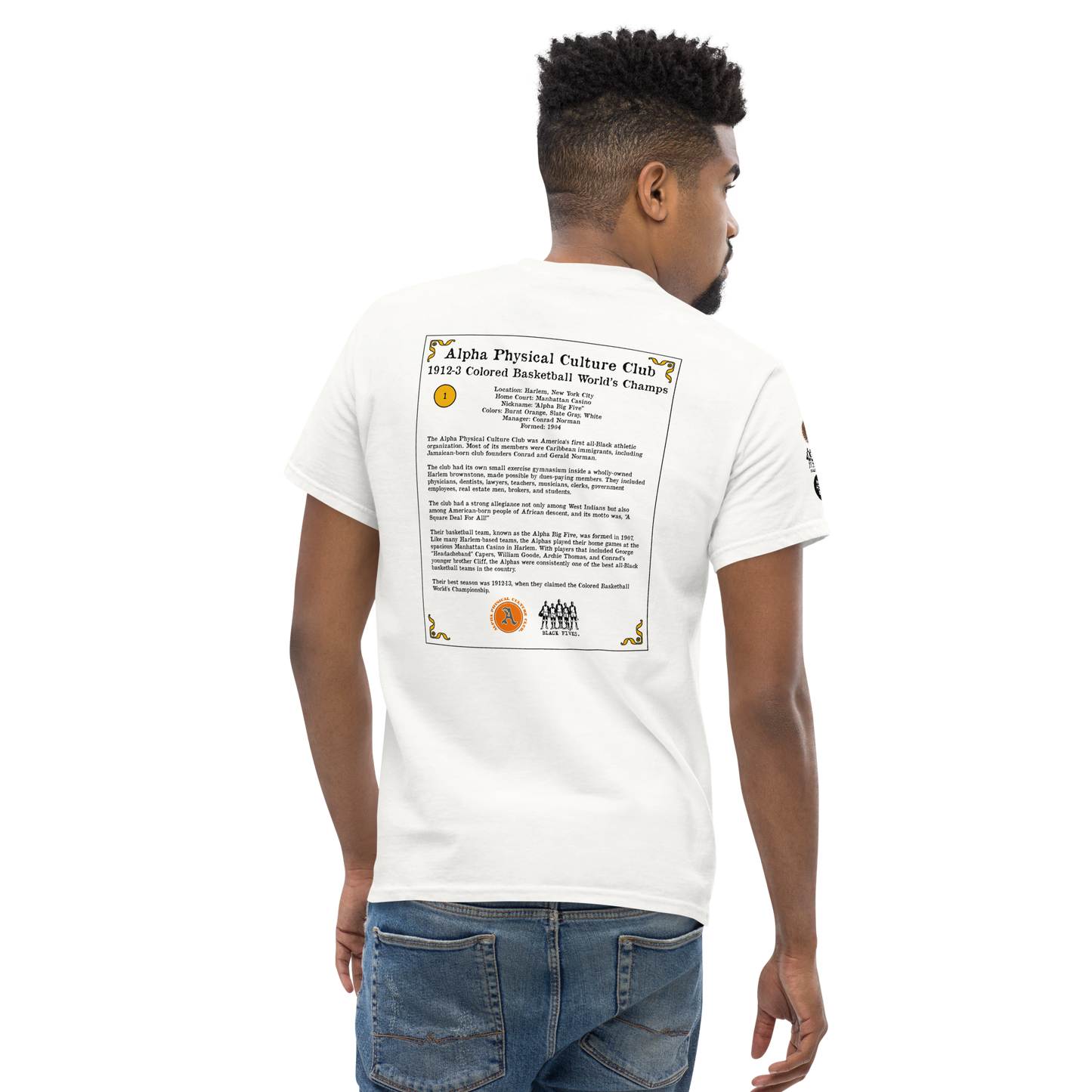 Alpha Physical Culture Club Collage Short Sleeve Tee