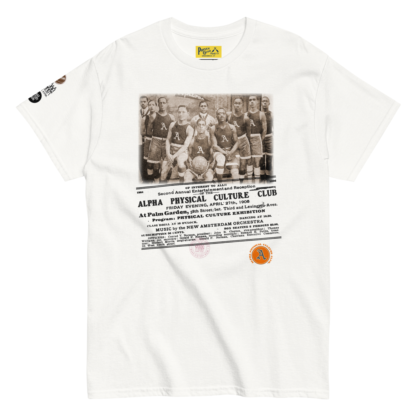 Alpha Physical Culture Club Collage Short Sleeve Tee