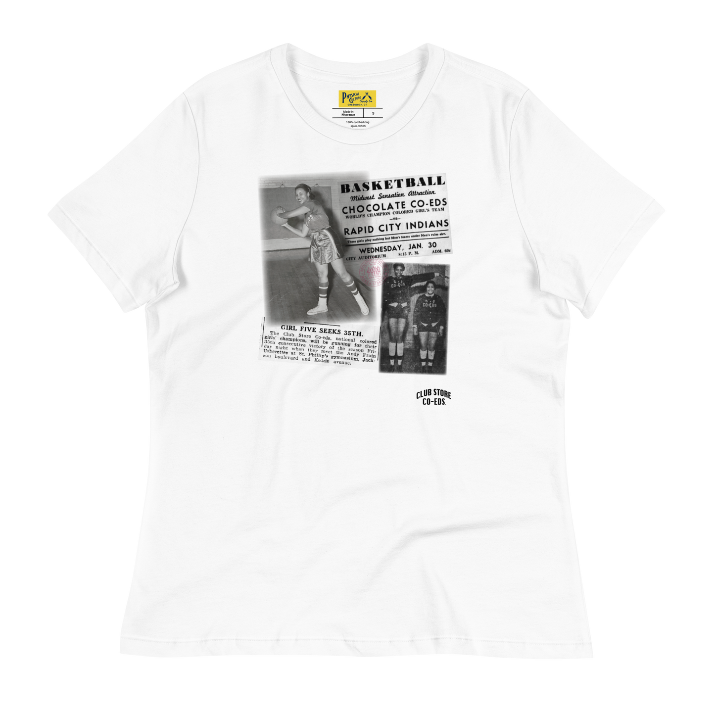 Club Store Co-Eds Card Collector Women's Short Sleeve Tee