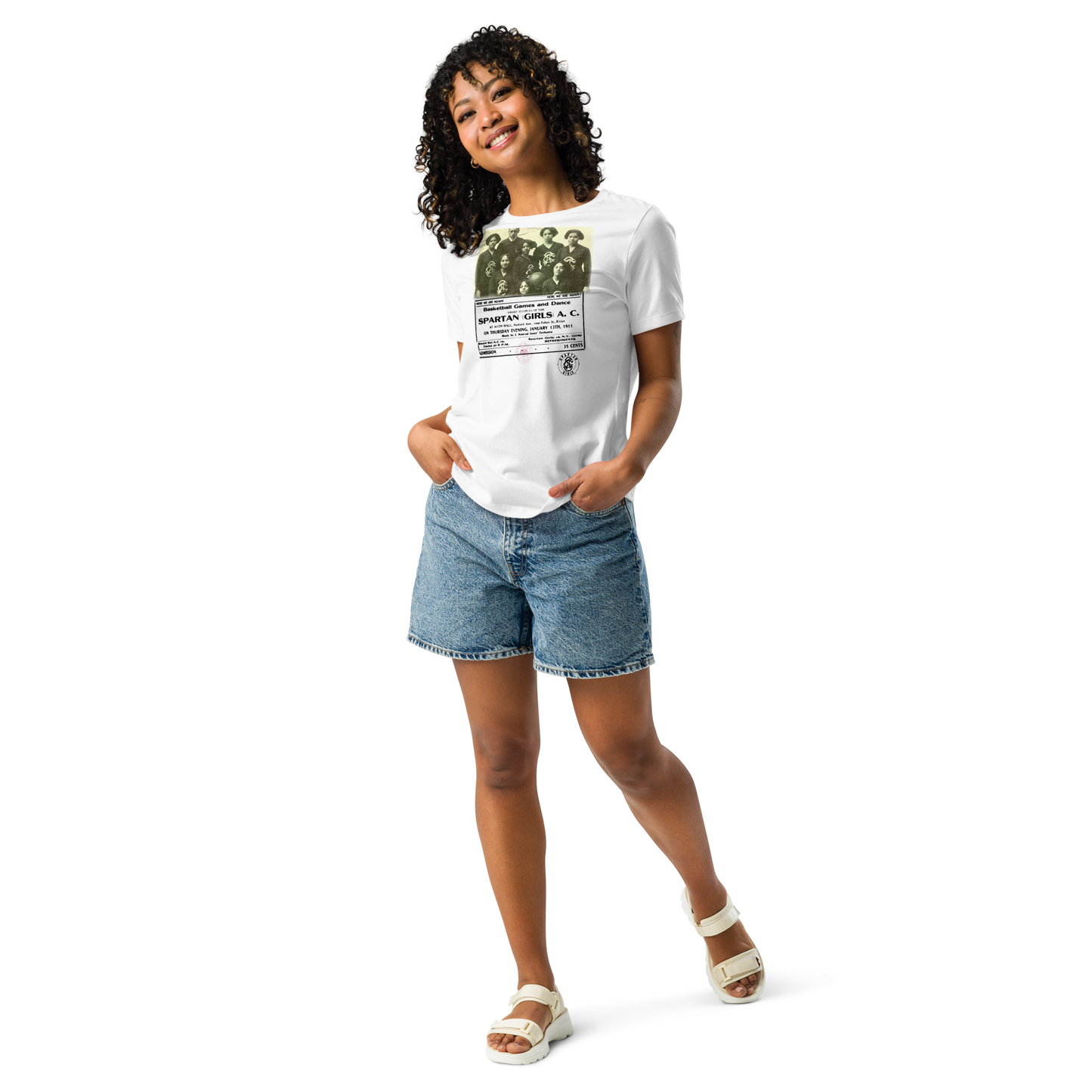 Spartan Girls Card Collector Women's Short Sleeve Tee