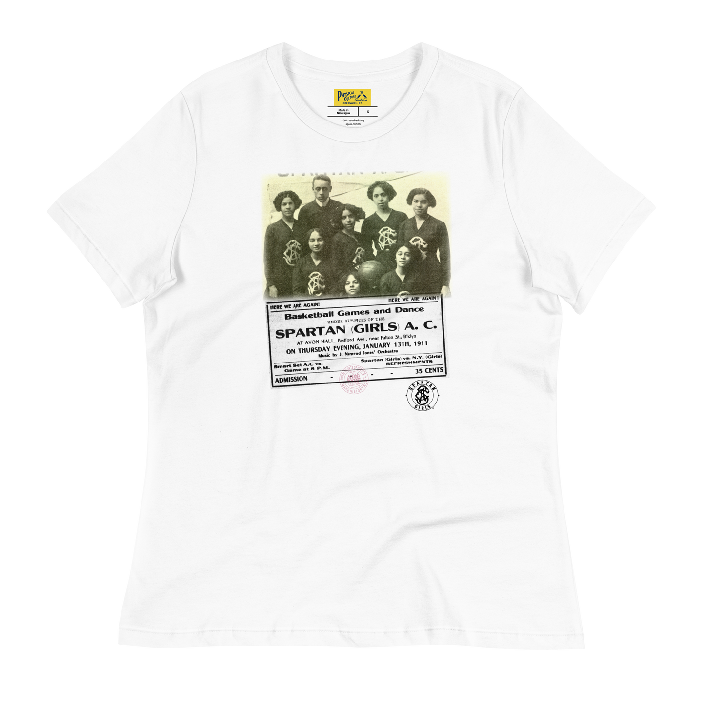 Spartan Girls Card Collector Women's Short Sleeve Tee