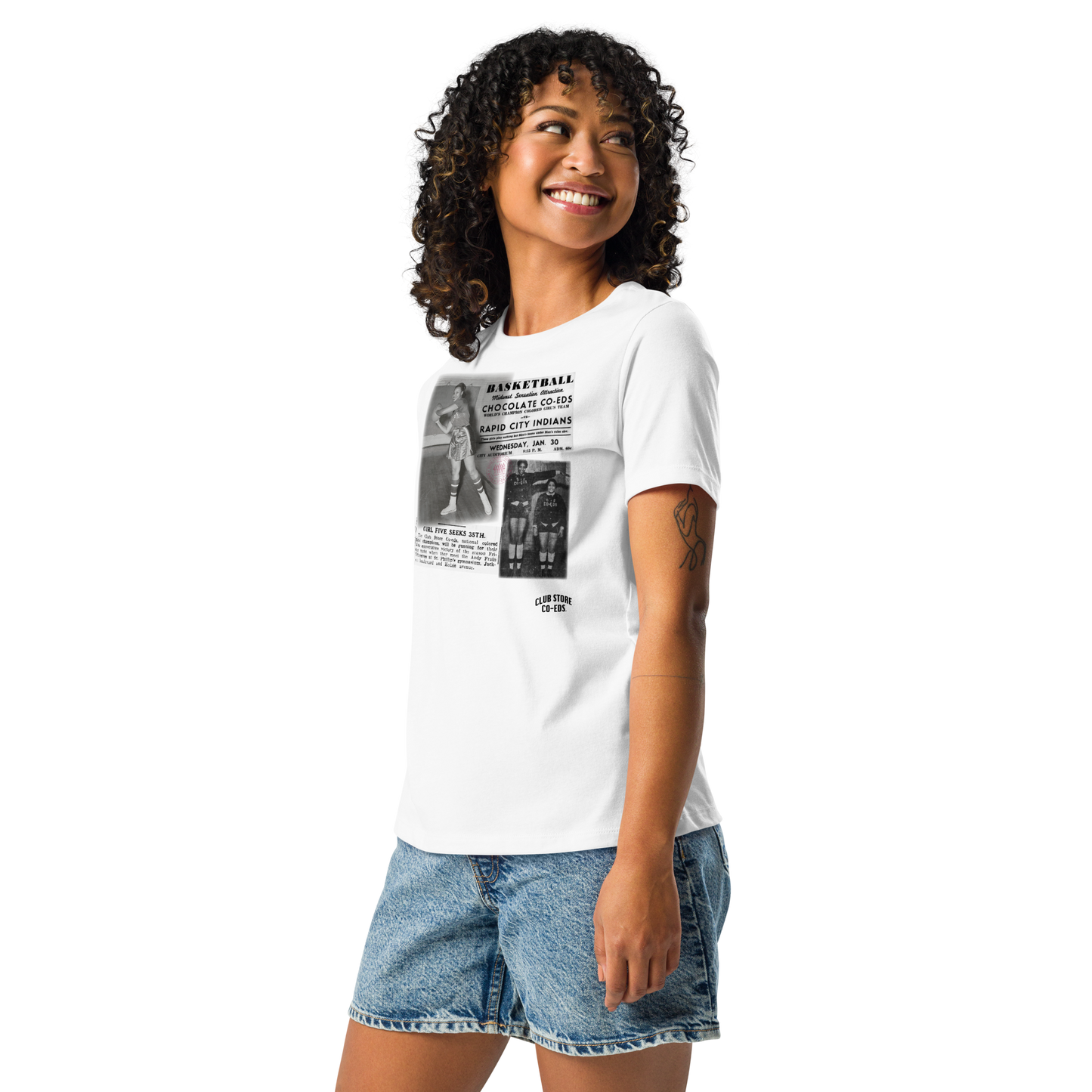 Club Store Co-Eds Card Collector Women's Short Sleeve Tee
