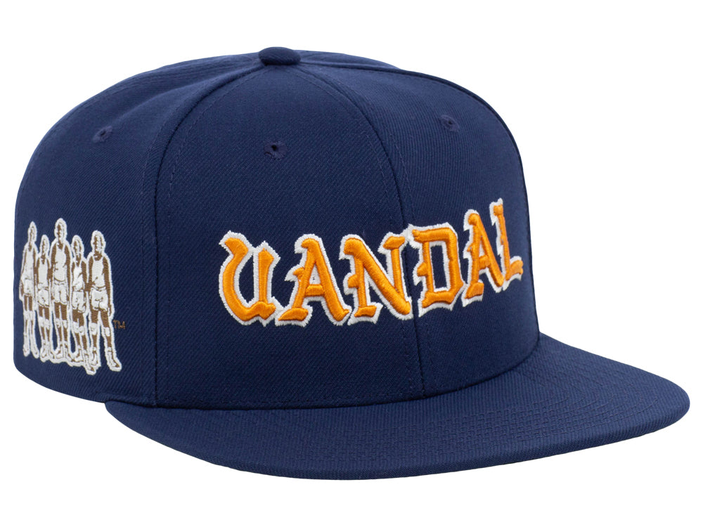 Los Angeles Angels SUPER-LOGO ARCH SNAPBACK Red-Navy Hat