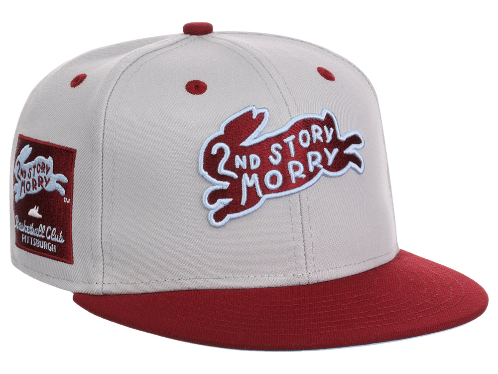 Second Story Morry Storm Chasers Gray/Maroon/Sky Blue Fitted