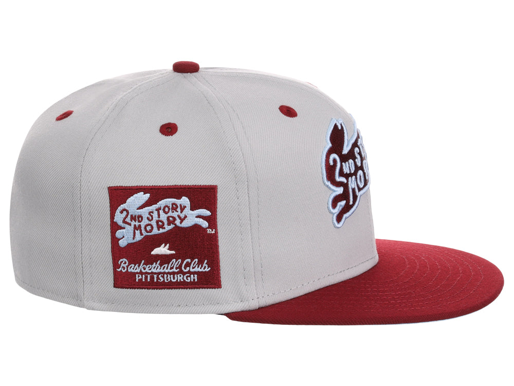 Second Story Morry Storm Chasers Gray/Maroon/Sky Blue Fitted