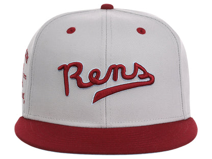 New York Rens Storm Chasers Gray/Maroon/Sky Blue Fitted
