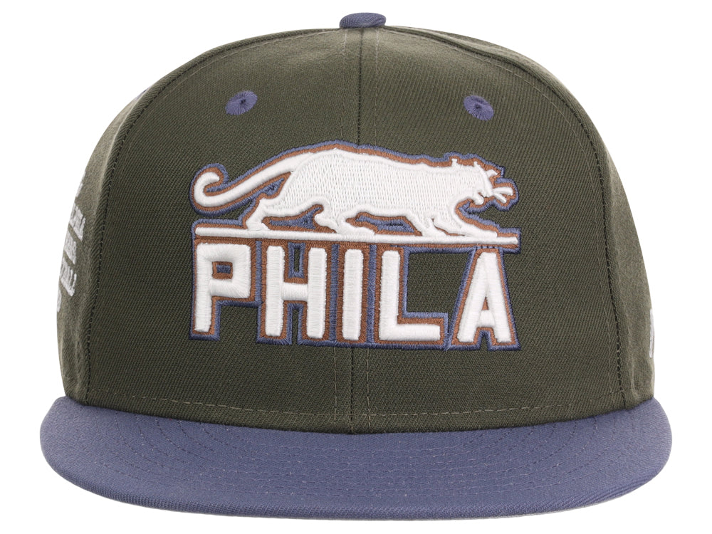 Philadelphia Panthers Mossy Slate Fitted