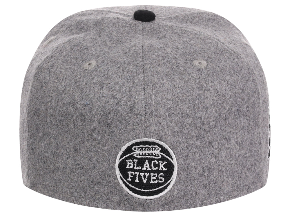 Black Fives Logo Walk Off Wool Gray/Black/Green Fitted