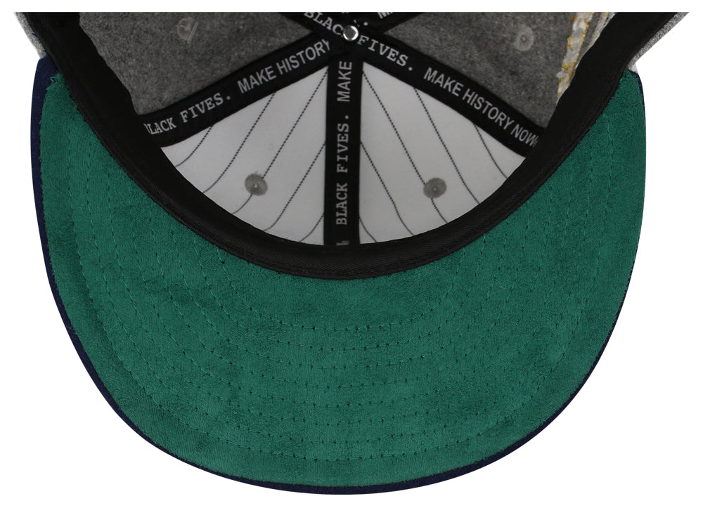New York Rens Walk Off Wool Gray/Blue/Green Fitted