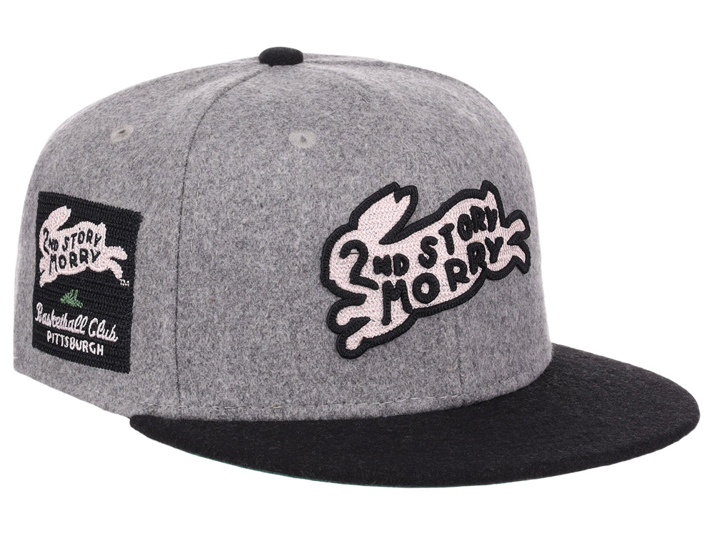 Second Story Morry Walk Off Wool Gray/Black/Green Fitted