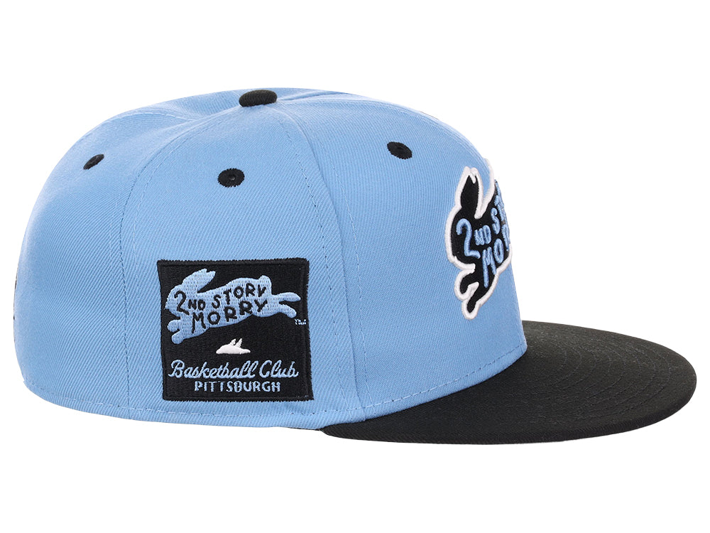 2nd Story Morry Sky Blue Fitted Sky Blue/Black/Gray