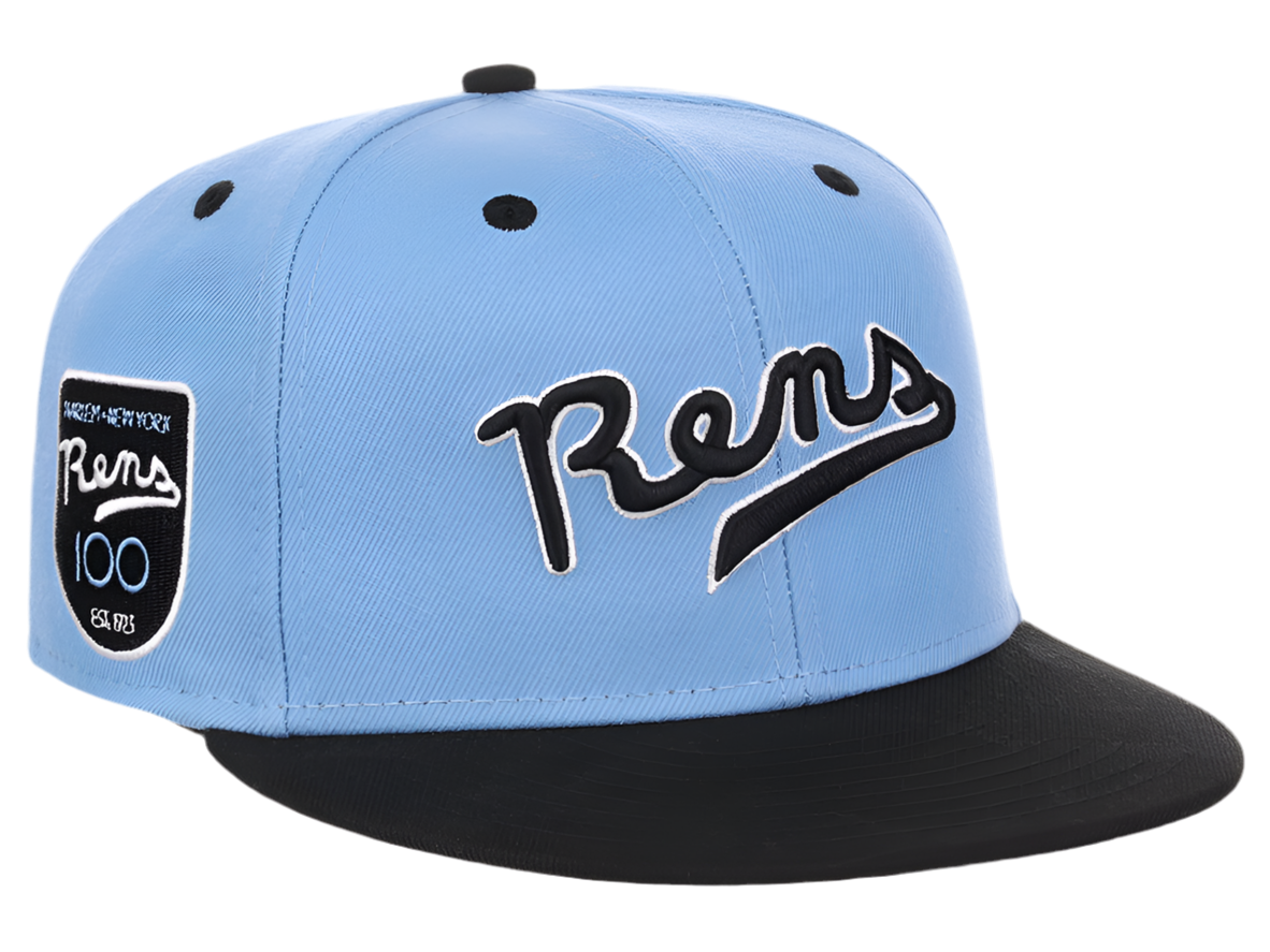 New York Rens Sky Blue Fitted Sky Blue/Black/Gray