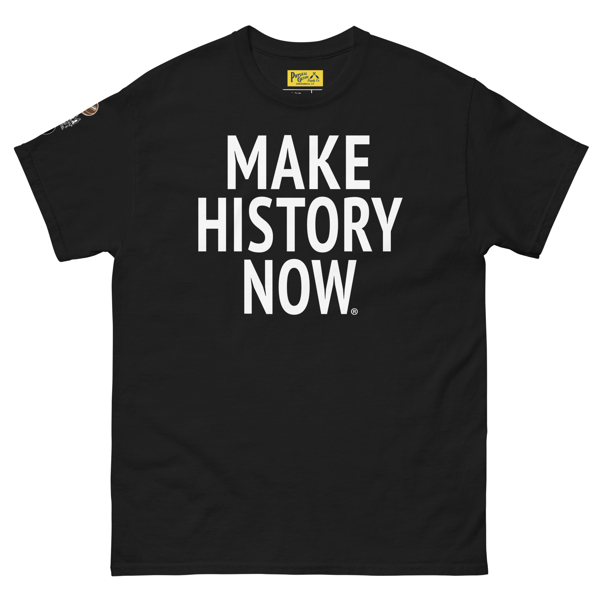 Make History Now Short Sleeve Tee – Black Fives Online Fan Shop