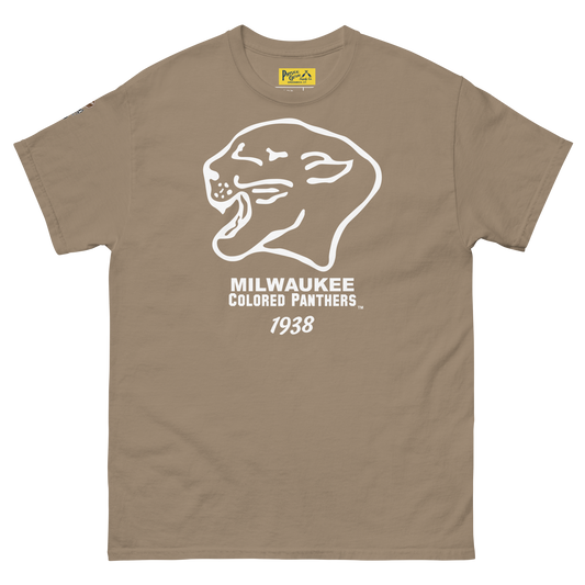 Milwaukee Colored Panthers Short Sleeve Tee Brown Savana