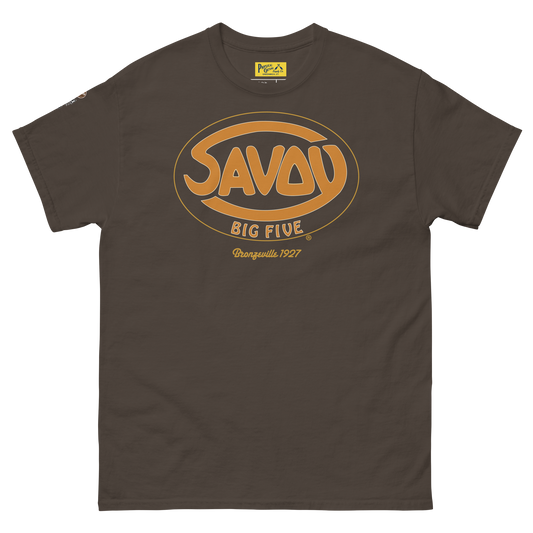 Savoy Big Five Short Sleeve Tee Dark Chocolate