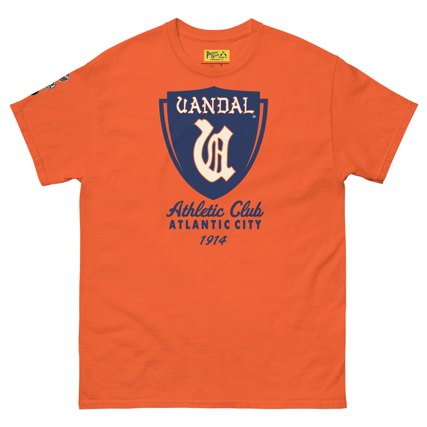 Vandal Athletic Club Short Sleeve Tee Orange