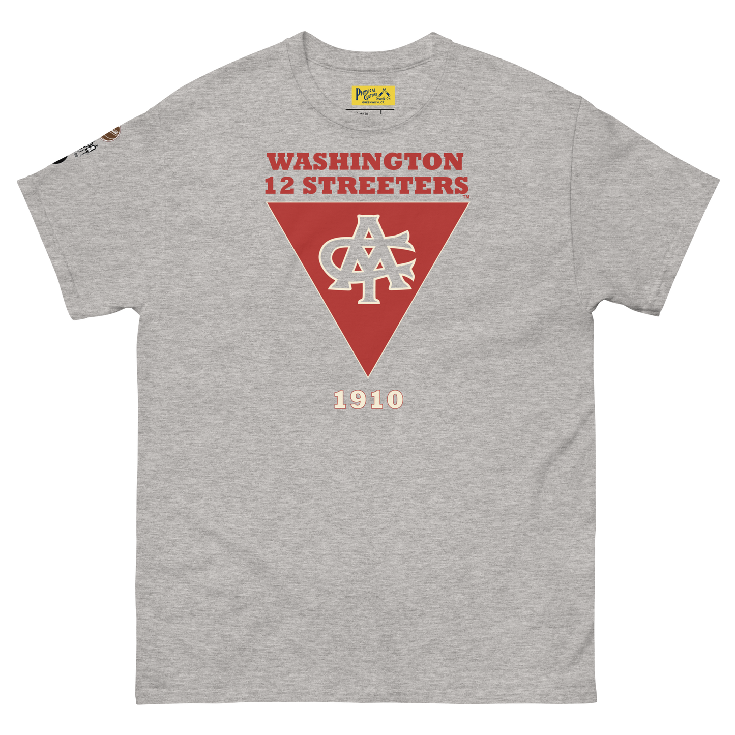 Washington 12 Streeters Short Sleeve Tee Sport Gray