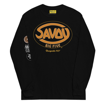 Savoy Big Five Long Sleeve Tee Black