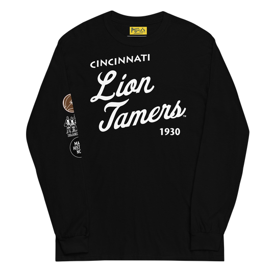 Cincinnati Lion Tamers Long Sleeve Tee Black