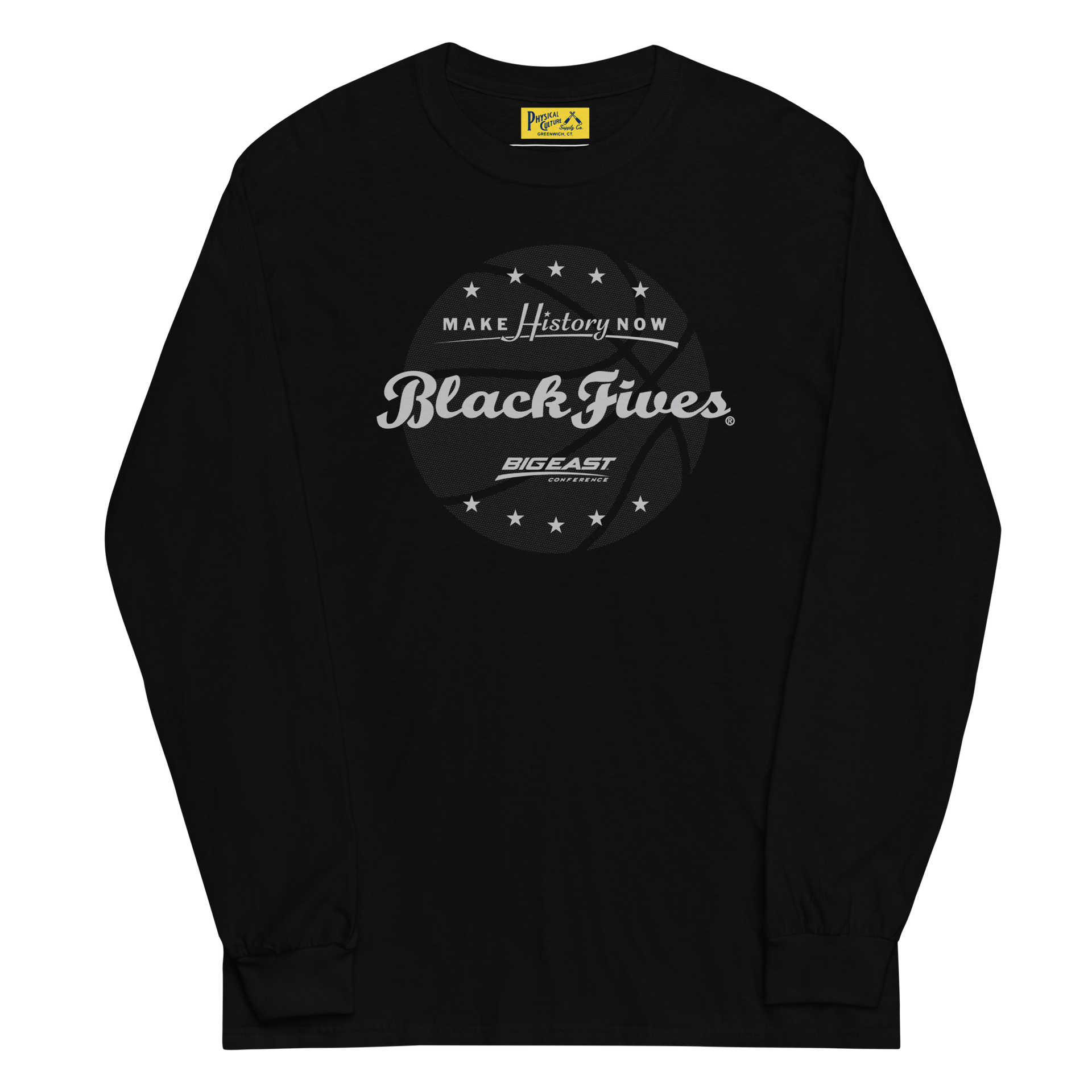 トップス punpee 5lack SWEAT SHIRT black L Limited Edition Black Fives x Big East BHM Cotton Long Sleeve