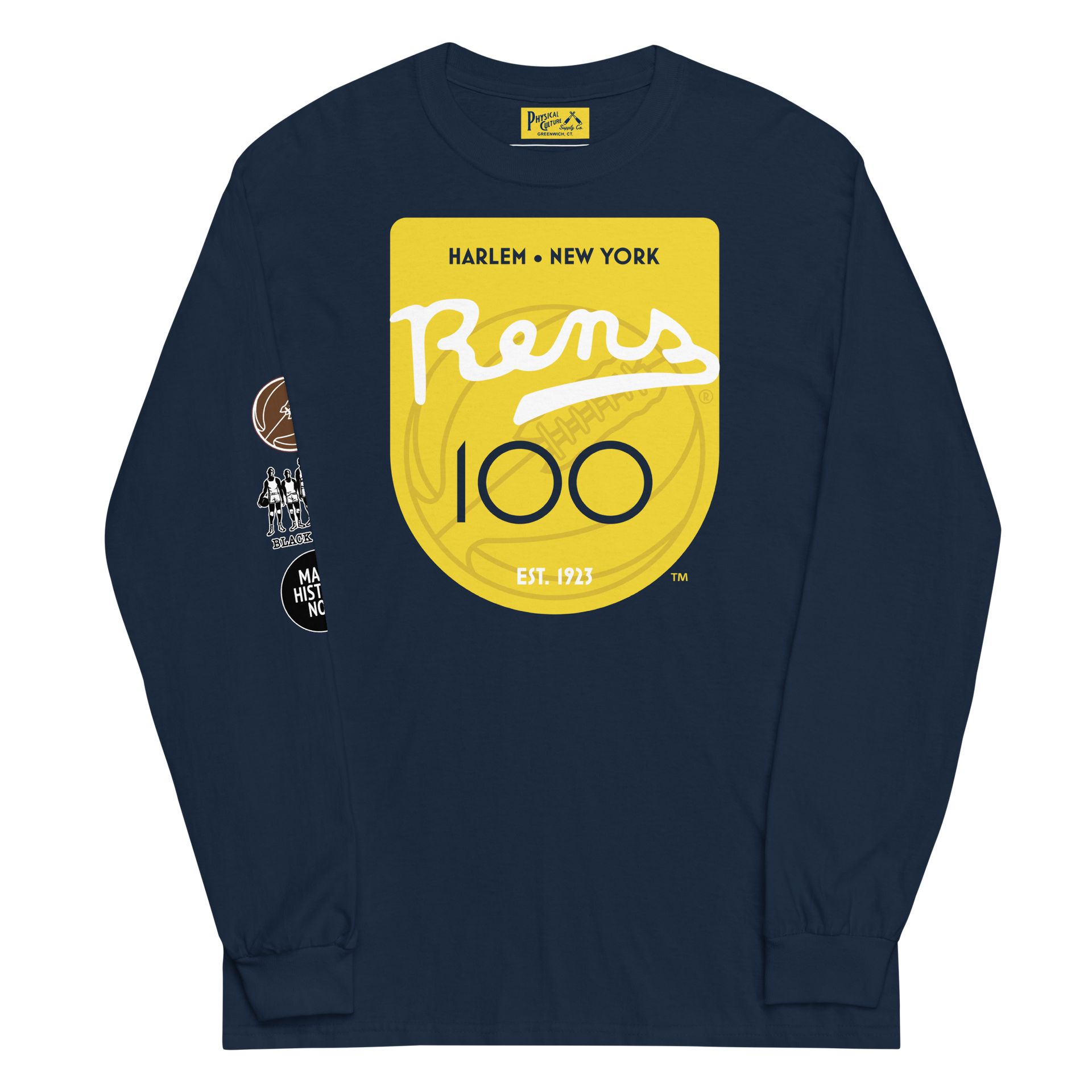 ★Phyps Department★ Tail logo long sleeve dark navy PEW1LS3 PHYPS - Long sleeve t-shirt - PHYPS HOME