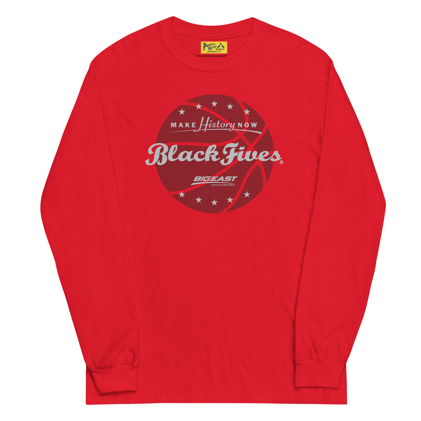 Limited Edition Black Fives x Big East BHM Cotton Long Sleeve