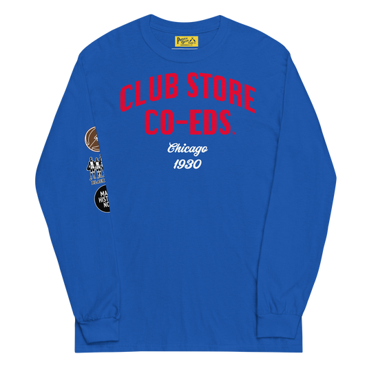 Club Store Co-Eds Long Sleeve Tee Royal