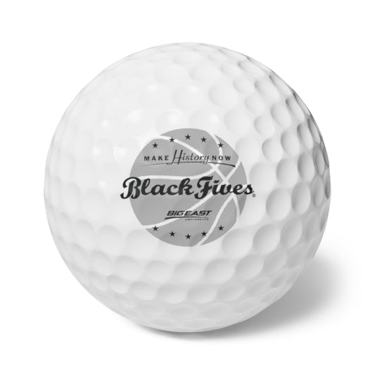 Black Fives Make History Now Golf Balls, 6 Pcs