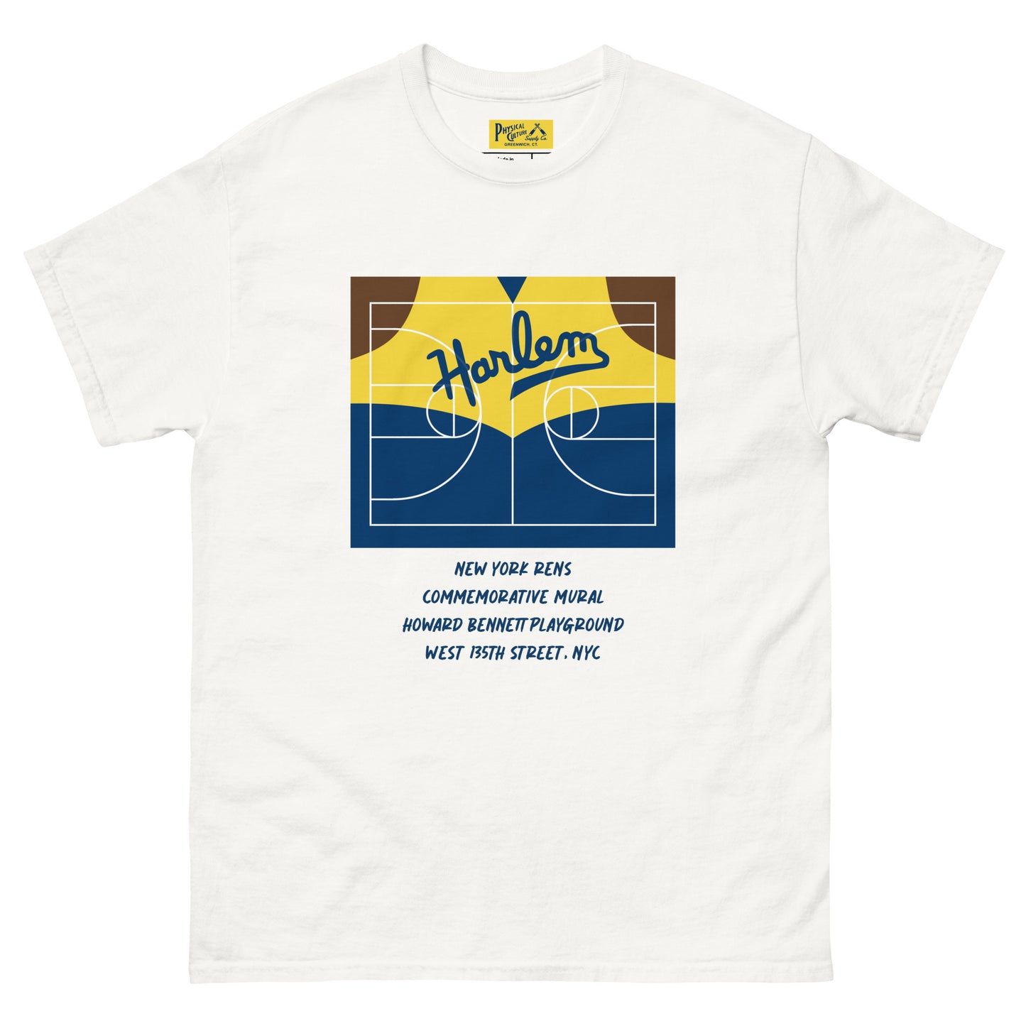 New York Rens Commemorative Court Mural Tee