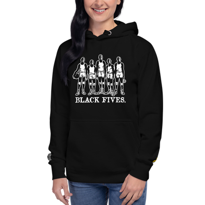 Black Fives Full Logo Hoodie